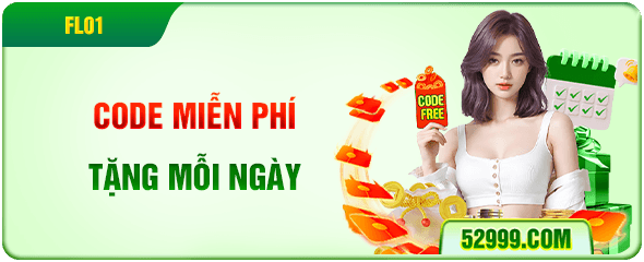 code tặng miễn phí mỗi ngày